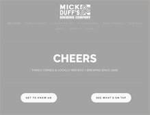 Tablet Screenshot of mickduffs.com